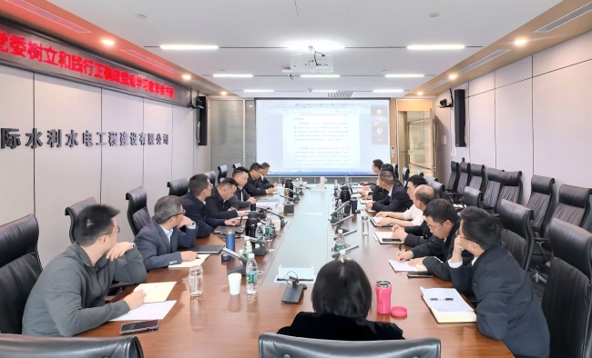 照片—2026.4.8长江国际公司党委举行树立和践行准确政绩观学习教育念书班暨2026年党委中心组第二次整体学习聚会(熊闯摄)(修)(1)